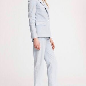 rag & bone Light Blue Women's Blazer and Trousers Suit